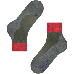 FALKE TK2 Short Cool Trekkingsocken Damen herb 35-36