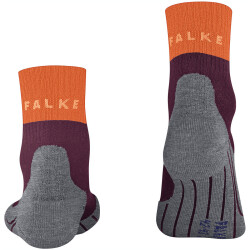FALKE TK2 Short Cool Trekkingsocken Damen dark mauve 41-42