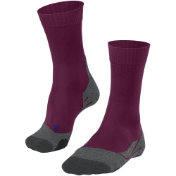 FALKE TK2 Cool Trekkingsocken Damen dark mauve 39-40