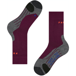FALKE TK2 Cool Trekkingsocken Damen dark mauve 39-40