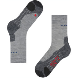 FALKE TK2 Melange Trekkingsocken Damen m.grey mel 41-42
