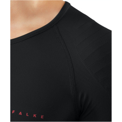 FALKE Funktionsshirt kurzarm Warm Herren black/fuego XXL