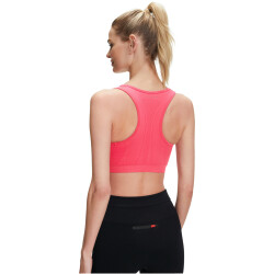 FALKE Madison Low Support Sport-BH Damen cherry pink S
