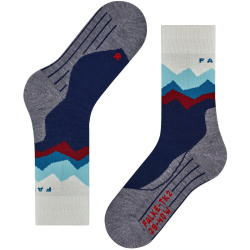 FALKE Crest Trekkingsocken Damen 6117 - dark night 41-42