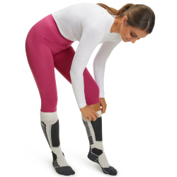 FALKE Warm 3/4 Tights Damen 8692 - radiant orchid XL