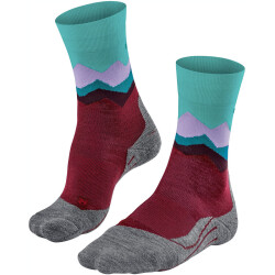 FALKE Crest Trekkingsocken Damen 8033 - cranberry 41-42