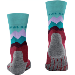 FALKE Crest Trekkingsocken Damen 8033 - cranberry 39-40