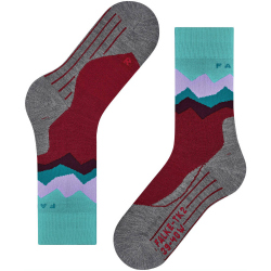 FALKE Crest Trekkingsocken Damen 8033 - cranberry 39-40