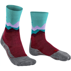 FALKE Crest Trekkingsocken Damen 8033 - cranberry 39-40