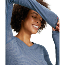 FALKE Wool-Tech Light Funktionsshirt Damen capitain XL