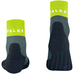 FALKE TK2 Short Cool Trekkingsocken steel grey 46-48