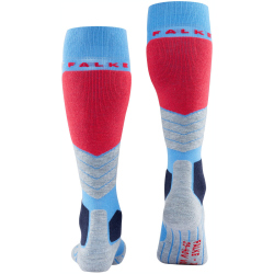 FALKE SK2 Skisocken aus Wolle Damen 6545 - blue note 35-36