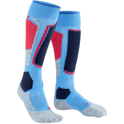 FALKE SK2 Skisocken aus Wolle Damen 6545 - blue note 35-36