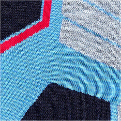 FALKE SK2 Skisocken aus Wolle Damen 6545 - blue note 35-36
