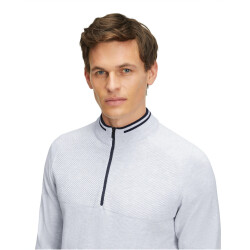 FALKE Strickpullover mit Zipöffnung Herren white melange M