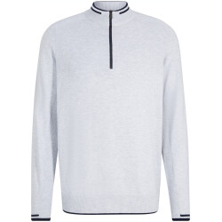FALKE Strickpullover mit Zipöffnung Herren white melange M