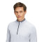 FALKE Strickpullover mit Zipöffnung Herren white melange M