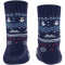 FALKE Winter Fair Isle Socken Kinder bluecollar 35-38