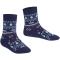 FALKE Winter Fair Isle Socken Kinder bluecollar 35-38