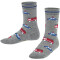 FALKE Police and Fire Cars Socken Kinder light grey 27-30