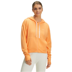 FALKE Yoga Kapuzenjacke Damen orangette XXL