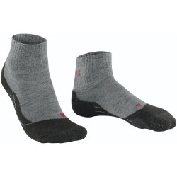 FALKE TK2 Explore Ankle Trekkingsocken light grey 46-48