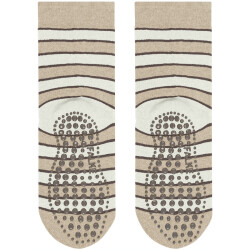 FALKE Simple Stripes Socken Kinder sand melange 23-26