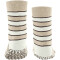 FALKE Simple Stripes Socken Kinder sand melange 23-26