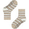 FALKE Simple Stripes Socken Kinder sand melange 23-26
