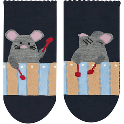FALKE Music Mice Baby-Socken Kinder marine 80-92