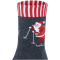 FALKE Skiing Santa Socken Kinder blue melange 39-42