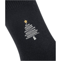 FALKE Cosy Wool Christmas Tree Socken Damen black 35-38