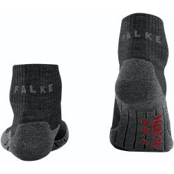 FALKE TK2 Explore Ankle Trekkingsocken Damen asphalt...