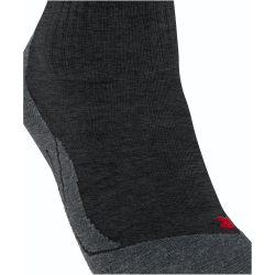 FALKE TK2 Explore Ankle Trekkingsocken Damen asphalt melange 41-42