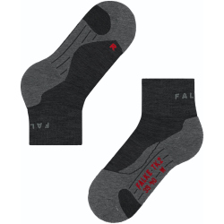 FALKE TK2 Explore Ankle Trekkingsocken Damen asphalt melange 41-42