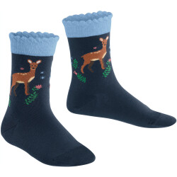 FALKE Country Deer Socken Kinder marine 23-26