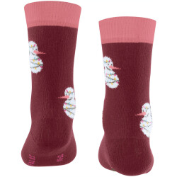 FALKE Funny Snowmen Socken Kinder ruby 27-30