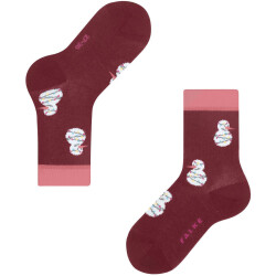 FALKE Funny Snowmen Socken Kinder ruby 27-30