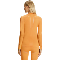 FALKE MW Maximum Warm langarm Trainingsshirt Damen orangette L
