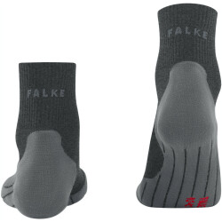 FALKE TK5 Wool Short Trekkingsocken Damen asphalt melange...