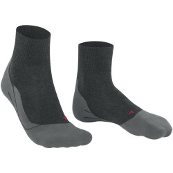 FALKE TK5 Wool Short Trekkingsocken Damen asphalt melange 41-42