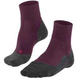 FALKE TK5 Wool Short Trekkingsocken Damen dark mauve 41-42