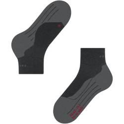 FALKE TK5 Wool Short Trekkingsocken asphalt melange 46-48
