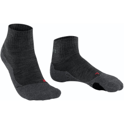 FALKE TK2 Explore Ankle Trekkingsocken asphalt melange 39-41