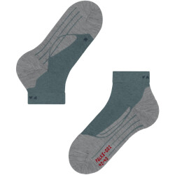 FALKE GO2 Short Socken Herren steel grey 46-48