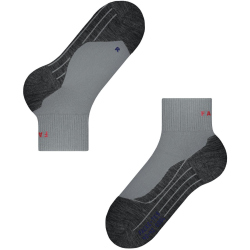FALKE TK5 Short Cool Socken Herren hematite 46-48