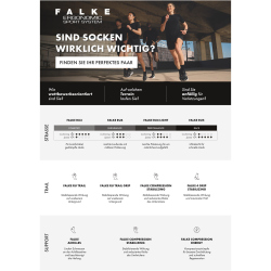 FALKE 4 Grip Stabilizing Antirutsch Sportsocken black 35-36