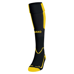 JAKO Lazio Stutzenstrümpfe schwarz/citro 5 (43-46)