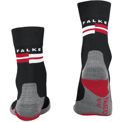 FALKE RU5 Laufsocken Herren black/flames 46-48