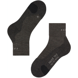 FALKE TK2 Wool Short Wandersocken smog 44-45